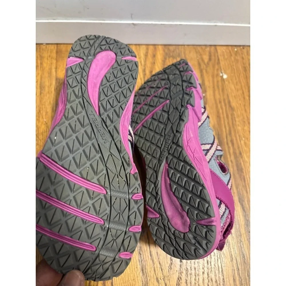 Merrell Kids Athletic‎ Hiking Sandals Size 11 Purple & Gray